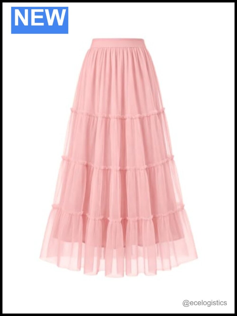 Women's Tulle Maxi Skirt High Waisted Flowy A-Line Fairy Tutu Dressy Date Night